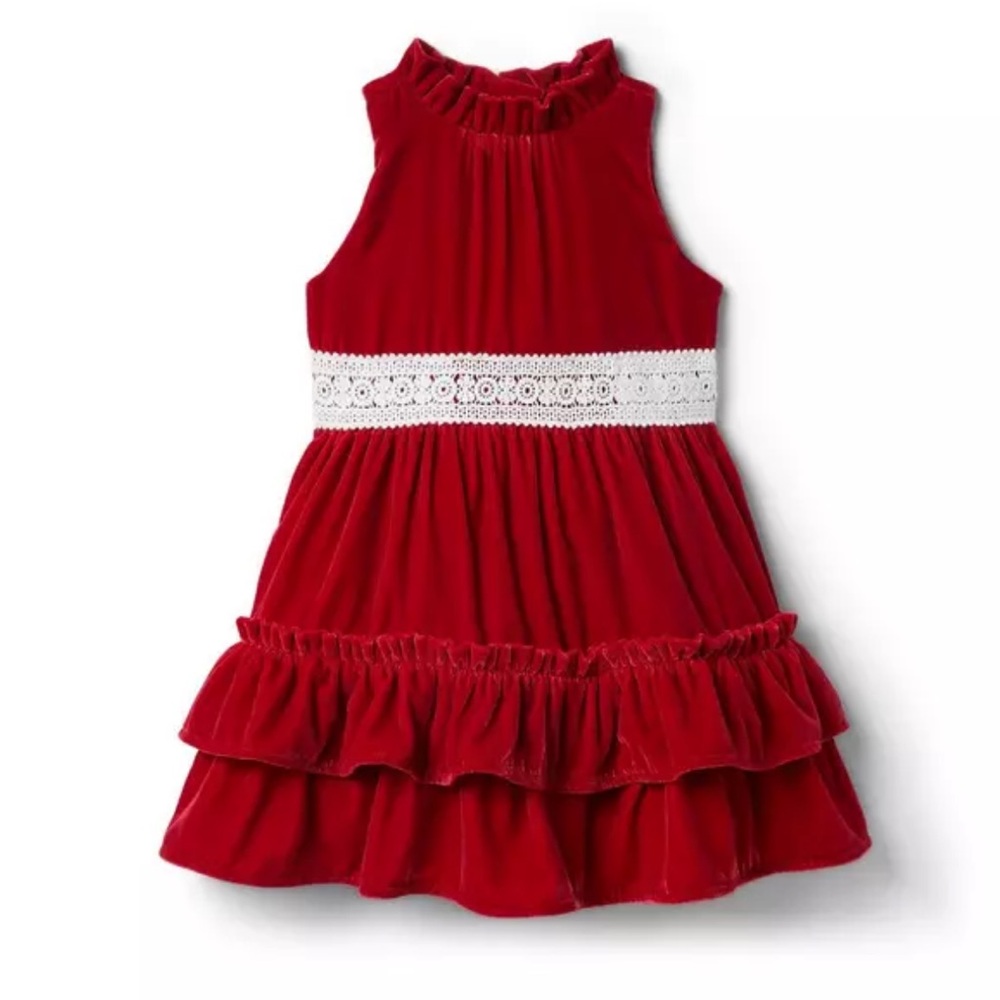 Janie and Jack velvet dress size 6